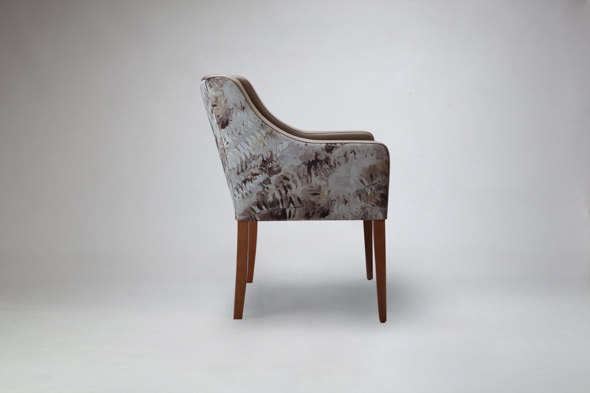 Rocco Carver Dining Chair Side Profile