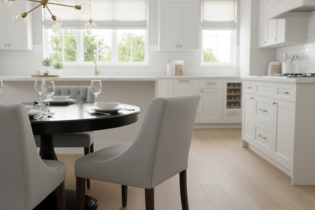 Rocco Button Back Dining Chair In Dining Room 