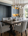 Mel Carver High Back Dining Chair - Piping