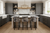 Ollie Curve Button Back Bar Stool